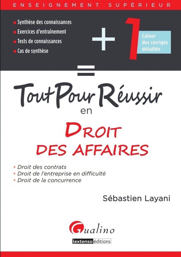 Ouvrage réussir en droit de affaires