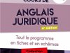 Ouvrage COURS DE  ANGLAIS JURIDIQUE