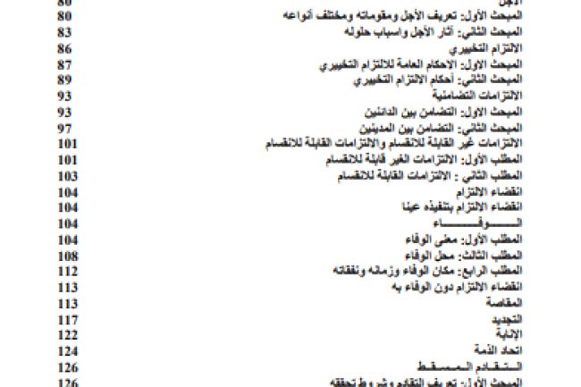 ملخص في القانون المدني للمأمون الكزبري  الجزء الأول والثاني كاملا